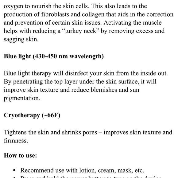 Infini Red and Blue light - Picture 5 of 7